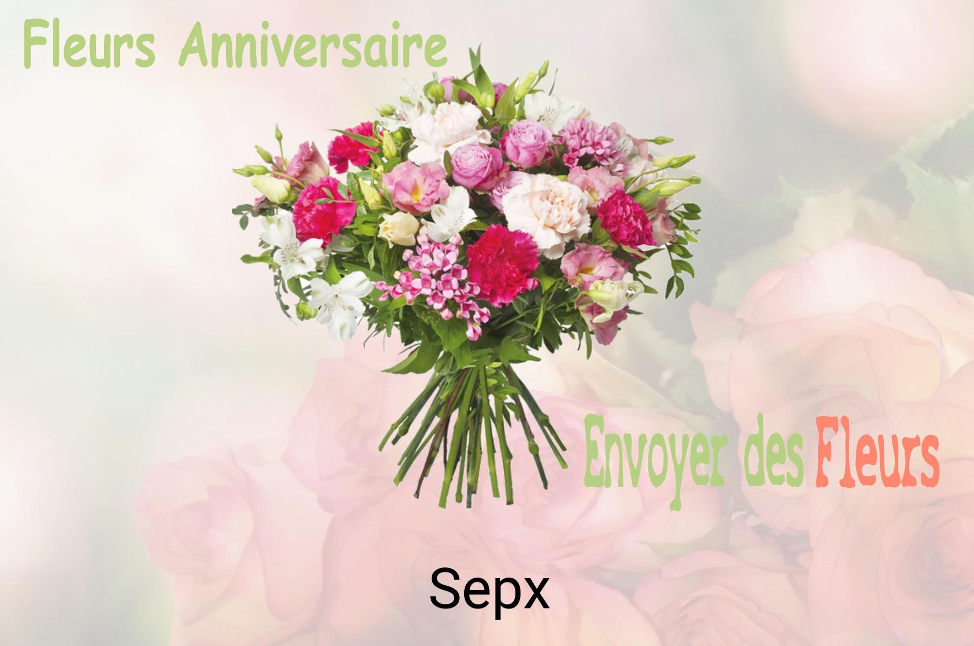Bouquet de fleurs d’anniversaire livré à Sepx